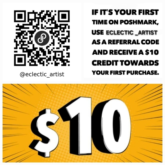 Meet Your Posher Rocio loves art ,upcycled, and handmade crochet Hablo Español - Picture 1 of 17